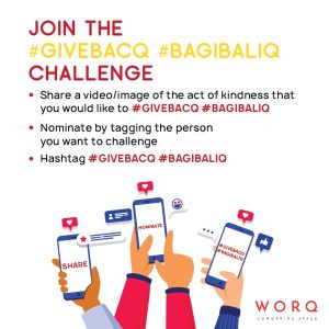 Supporting Our WORQ Members During COVID-19: Join the #GIVEBACQ #BAGIBALIQ Challenge
