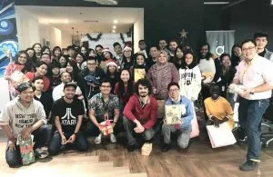 WORQ TTDI members in festive mood celebration.
