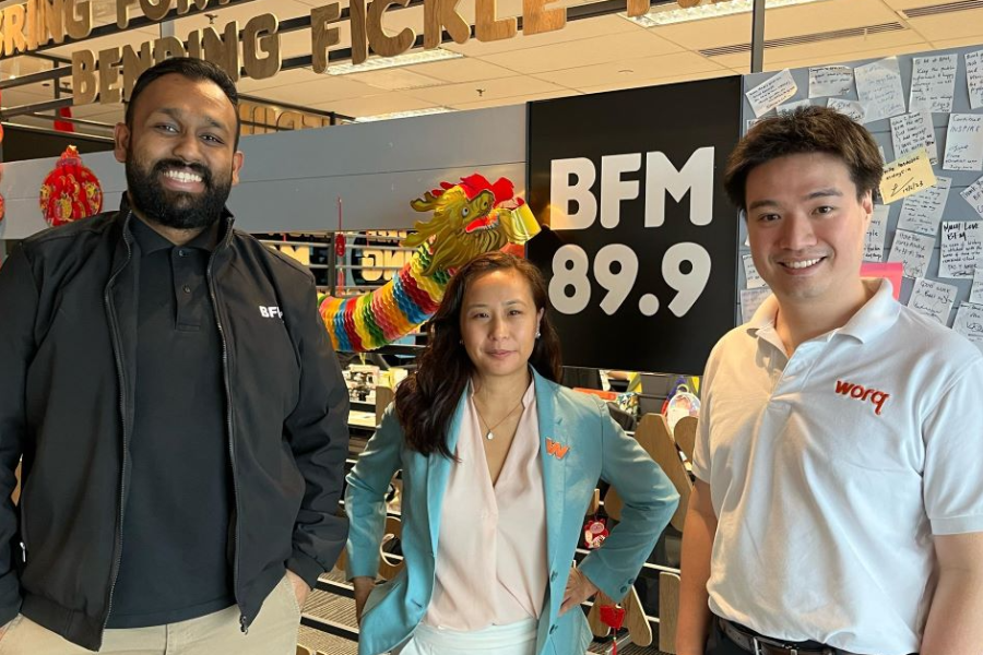 Roshan Kanesan, Stephanie Ping and Andrew Yeow